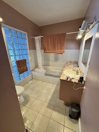 Before: Original bathroom